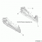 RZR XP 1000 (Z21NAM99AG) Body, rocker panels - z21nam99ag (c700248-10)