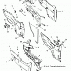POLARIS GENERAL 1000 4P PREMIUM (G21G4P99AM/BM) Body, doors, front - g21g4p99am  /  bm (702392)
