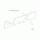 RANGER 570, FULL SIZE (R21CCA57A1/A7) Body, wheel well plates - r21cca57a1  /  a7 (700487)