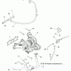 Z18VEL92BK/BR/LK RZR XP TURBO S Engine, turbo charger mounting - z18vel92bk  /  br  /  l...