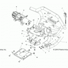 Z18VFE99AK/AJ/AW/BK/BJ/BW/LW/K99AK/BK/M99AL RZR XP 4 1000 Accessory, front bumper, w  /  winch - z18vfm99al (70117...