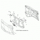 Z18VFE99NK RZR XP 4 1000 MD Body, doors, rear - z18vfe99nk (701465)