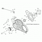 R18RVU99AS RANGER CREW 1000 PS Engine, mag cover mount - r18rvu99as (701111)