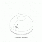 Z18VHE57BV RZR 570 PS Body, fuel pfa cover - z18vhe57bv (702434)