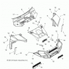 R18RTM99AL RGR 1000 XP PS MUD Body, hood and front facsia - r18rtm99al (700384)