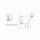 Z18VDS92CF/CU RZR XP TURBO TRACTOR Body, mirror, hitch, license plate bracket - z18vds92cf ...