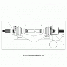 R18RMAL4G9 RANGER EV LIION Drive train, front drive shaft - r18rmal4g9 (701769)