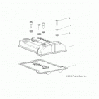 R18RVM99AL RANGER CREW 1000XP PS MUD Engine, valve cover - r18rvm99al (49rgrvalve13900xp)