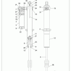 Z18VDE92NB/NU RZR XP TURBO MD Suspension, rear shock - z18vde92nb  /  nu
(701928)