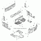 R18RTM99AL RGR 1000 XP PS MUD Body, floor and fenders - r18rtm99al (701966)