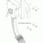 Z18VDE92NB/NU RZR XP TURBO MD Engine, throttle pedal - z18vde92nb  /  nu
(701480)