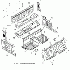 R18RVM99AL RANGER CREW 1000XP PS MUD Body, floor, rear - r18rvm99al (701985)