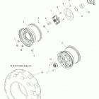 Z18VHE57BV RZR 570 PS Wheels, rear - z18vhe57bv (49rgrwheelrr13rzr570)