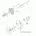Z18VHA57F2 RZR 570 EU Drive train, primary clutch - z18vha57f2 (701320)