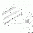 RZR RS1 PS MD (Z20S1E99NG) Engine, cooling radiator mounting - z20s1e99ng (c700107-...