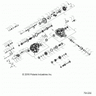 R18RV_99 RANGER CREW 1000XP PS ALL OPTIONS Drive train, main gearcase internal - r18rv_99 all optio...