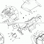 Z18VDE99AK/AW/AJ/BJ/BK/BW/LW/K99AK/BK/M99AL/R99AL/BL RZR XP 1000 Body, dash and glovebox - z18vde99ak  /  aw  /  aj  /  b...