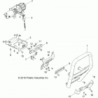 Z18VDE99AK/AW/AJ/BJ/BK/BW/LW/K99AK/BK/M99AL/R99AL/BL RZR XP 1000 Accessory, front bumper, w  /  winch - z18vdr99al  /  bl...