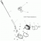 R18RV_99 RANGER CREW 1000XP PS ALL OPTIONS Engine, dipstick, cap and oil filter - r18rv_99 all opti...