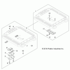 Z18VDS92CU RZR XP TURBO TRACTOR Body, seat base - z18vds92cu (701595)