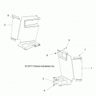 R18RTED1F1/SD1C1 RANGER 1000 DIESEL POLAND Body, mud guards - r18rted1f1 (701668)