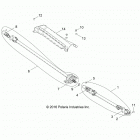 Z18VFE99NK RZR XP 4 1000 MD Drive train, prop shaft - z18vfe99nk (701216)