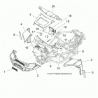 R18RVAD1B1 RANGER 1000 DIESEL CREW Body, hood and front fascia - r18rvad1b1 (49rgrlatch151k...