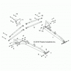 Z18VDS92CF/CU RZR XP TURBO TRACTOR Suspension, rear control arms - z18vds92cf  /  cu (70162...