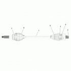 R18RVAD1B1 RANGER 1000 DIESEL CREW Drive train, rear drive shaft - r18rvad1b1 (49rgrshaftdr...