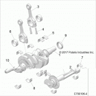 RZR RS1 PS MD (Z20S1E99NG) Engine, crankshaft - z20s1e99ng (c700106-4)