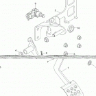 Z18VAS87CM RZR 900 50 INCH EU/TRACTOR Brakes, pedal and master cylinder - z18vas87cm (701600)