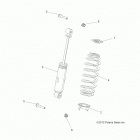 R18RTM99AL RGR 1000 XP PS MUD Suspension, front shock - r18rtm99al (49rgrshockfrt70437...