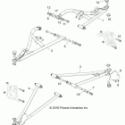 Z18VDE92NB/NU RZR XP TURBO MD Suspension, front control arms - z18vde92nb  /  nu
(701...