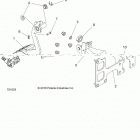 Z18VDS92CF/CU RZR XP TURBO TRACTOR Brakes, pedal and master cylinder - z18vds92cf  /  cu (4...