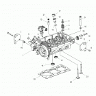 R18RTED1F1/SD1C1 RANGER 1000 DIESEL POLAND Engine, cylinder head and precombustion chamber - r18rte...