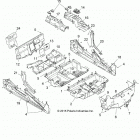 Z18VFE92BB/BM/BS/BU/LBK RZR XP4 TURBO Body, floor and rocker panels - z18vfe92bb  /  bm  /  bs...