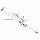 Z18VDE92NB/NU RZR XP TURBO MD Drive train, front prop shaft - z18vde92nb  /  nu
(7004...
