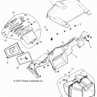 Z18VDE92NB/NU RZR XP TURBO MD Body, dash and glovebox - z18vde92nb (700431)