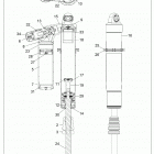 Z18VDE92BB/BM/BS/BU/L92BK RZR XP TURBO Suspension, front shock (to 2  /  12  /  2018) - z18vdl9...