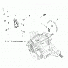 R18RVAD1B1 RANGER 1000 DIESEL CREW Drive train, main gearcase mounting - r18rvad1b1 (701979...