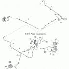 Z18VEL92BK/BR/LK RZR XP TURBO S Brakes, brake lines and master cylinder - z18vel92bk  / ...