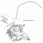 Z18VDE99NK RZR XP 1000 MD Drive train, main gearcase mounting - z18vde99nk (49rgrt...