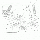R18RTAD1B1/ED1N1 RANGER 1000 DIESEL Suspension, rear - r18rtad1b1  /  ed1n1 (700366)