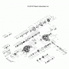 R18RTE87F1/S87C1/F1 RGR 900 EPS POLAND Drive train, main gearcase internals - r18rte87f1  /  s8...