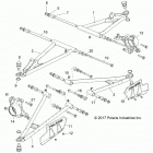 R18RTED1F1/SD1C1 RANGER 1000 DIESEL POLAND Suspension, front control arms - r18rted1f1  /  sd1c1 (7...