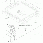 Z18VDS92CF/CU RZR XP TURBO TRACTOR Body, seat base - z18vds92cf  /  cu (702387)