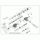 Z18VAS87CM RZR 900 50 INCH EU/TRACTOR Drive train, main gearcase internals - z18vas87cm (70160...