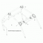 Z18VAS87CM RZR 900 50 INCH EU/TRACTOR Chassis, cab frame accesories- z18vas87cm (701601)
