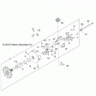 Z18VDE92LS RZR XP TURBO LATIN Drive train, primary clutch - z18vde92ls (701506)