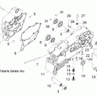 RZR 170 (Z21YAV17B2/B4/N2/N4) Engine, crankcase - z21yav17b2  /  b4  /  n2  /  n4 (49r...